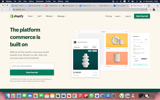 Shopify landing page Shopify landing page